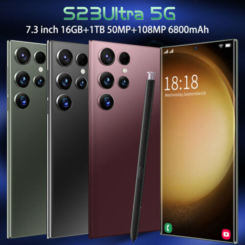 S23 Ultra 16GB+1T 5G Unlocked Android 13 6800Mah Global Smartphone New Sealed